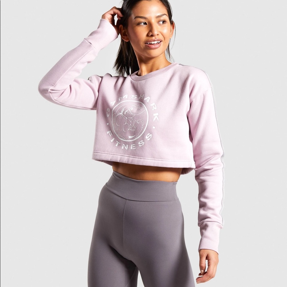Gymshark Legacy Fitness Sweater - Washed Lavender - Medium